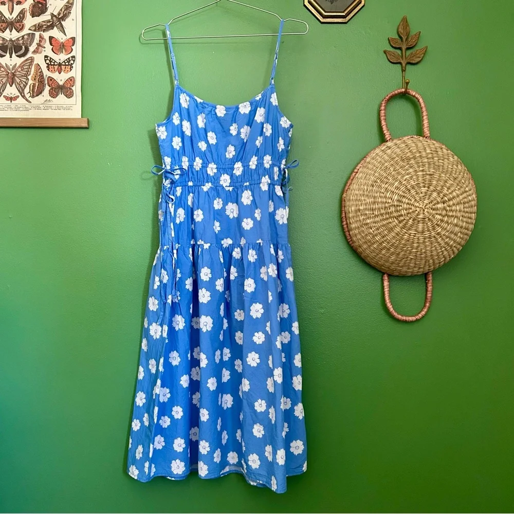 Blue Floral Sundress - Picture 3 of 5